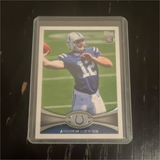 Topps 2012 Andrew Luck Rookie Card #140 Indianapolis Colts NFL Football. rookie card picture