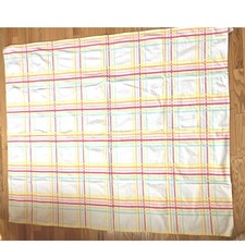 Blossoms Blooms 100 Cotton Plaid Tablecloth Rectangle 45x55 Easter
