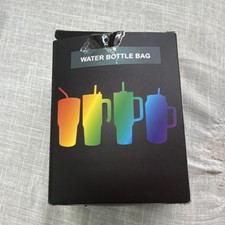 Sports Water Bottle Carrier Bag with Adjustable Shoulder Strap Sling Case Holder