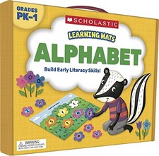 LEARNING MATS: ALPHABET By Scholastic BRAND NEW