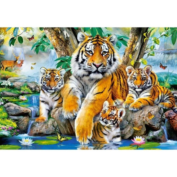 Castorland Puzzle Tigers By The River 1000 Teile-image