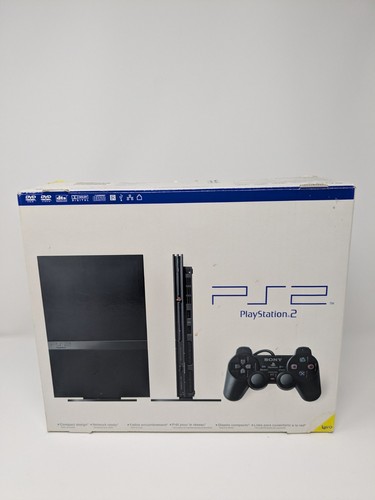 Sony PlayStation Slim 2 PS2 System Console Complete in Box CIB Tested
