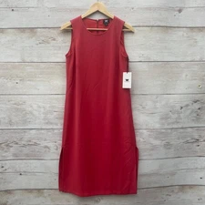 W by Worth Rose Pink Dark Sleeveless stretch Sheath Dress NWT Retail$298 Size 6