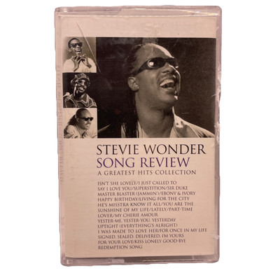 Stevie Wonder Song Review Greatest Hits Collection Cassette Tape Motown Soul R&B