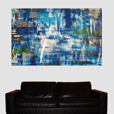 Original XXL Künstler Gemälde signiert WEHL Modern Kunst Art Malerei groß