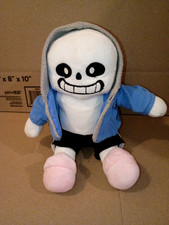 Undertale Official Plushie Sans w/Removeable Hoodie 10" Plush.