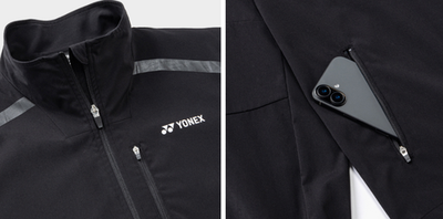 YONEX 26S/S Unisex Badminton Training Jacket Sportswear Top Black