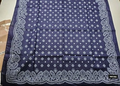 Miu Miu GWP Gift With Purchase Novelty Handkerchief Bandana Scarf