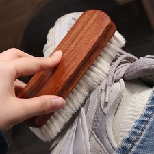 Leather Care Wool Shoe Brush Soft Shoe Cleaning Brush  Car Interior