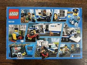 LEGO CITY: Mobile Command Center 60139 w Box/Manuals RETIRED