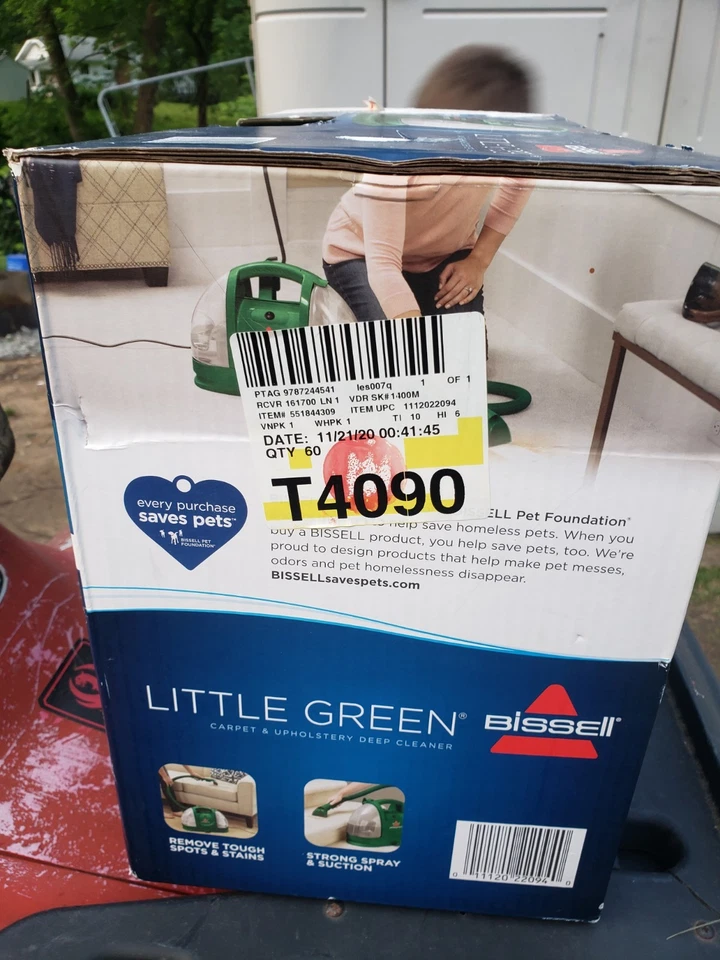NEW BISSELL LITTLE GREEN CARPET SPOT STAINS CLEANER Model 3369 BRAND NEW! - Image 4 of 4