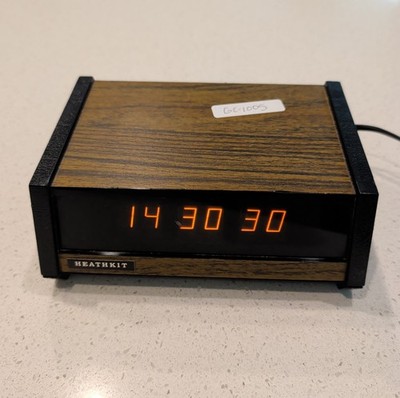 Heathkit GC-1005 Panaplex Display Vintage Alarm Clock Tested Works 24 Hr 