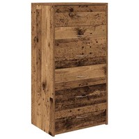Sideboard Mit 6 Schubladen Altholz-Optik 50X34X96 Cm