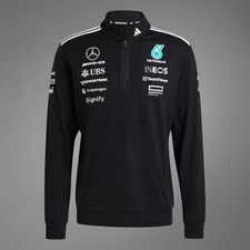 adidas x Mercedes Benz AMG Petronas Formula One Team DNA Mens 1/4 Zip JV5745