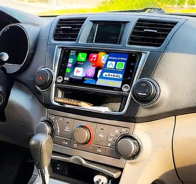 CarPlay For Toyota Highlander 2007-2013 Android 15 Car Stereo Radio GPS WIFI FM