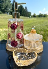 Bathroom Set/Epoxy Bathroom Kit/Luxury Bathroom Accessories/Soap Dispenser