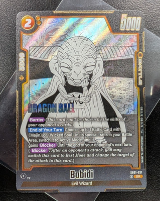 Babidi SB01-031 Super Rare Manga Booster 01	Dragon Ball Card English Fusion