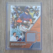 2026 Topps Series 1 Brandon Nimmo MajorLeagueMaterial Game Used Relic MLM-BN