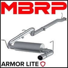 Mbrp Armor Lite 2.5 Cat-back Exhaust System Fits 2012-2018 Jeep Wrangler Jk Jku
