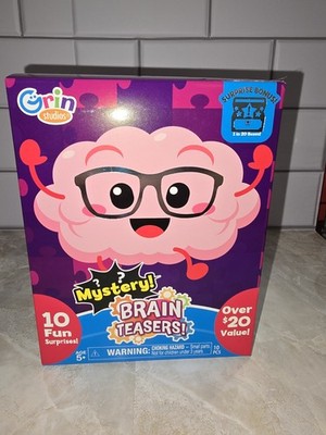 Brain Teasers Mystery Box 10 Surprise Puzzle & Game Toys Blind Box