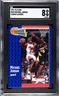 1991 Fleer Basketball Michael Jordan #220 League Leaders SGC 8
