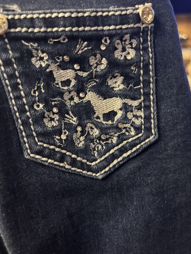 Cowgirl Hardware Toddler Girls Jeans Size 3T - Picture 8 of 9