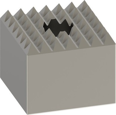 PRO SDS max-4C Stahl-Stockerplatte, 60 x 60 mm