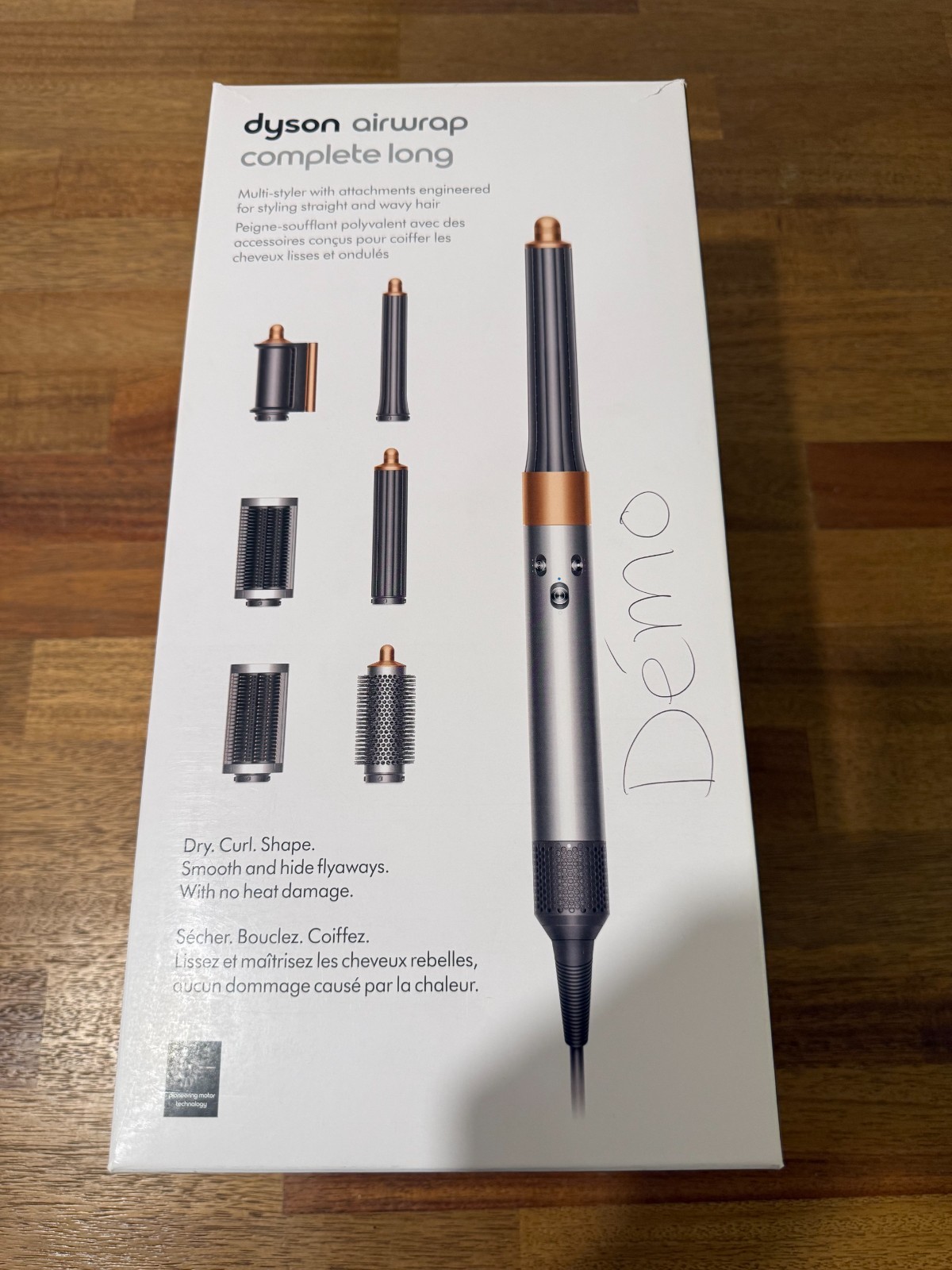 (NEW / OPEN-BOX) - Dyson Airwrap Long Complete Multi-Styler Nickel/Copper
