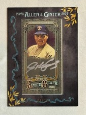 2025 Topps Allen & Ginter X Mini Black Frame Ivan Rodriguez Auto /25 Rangers