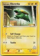 Team Aqua's Electrike 53/95 Pokemon Team Magma vs Team Aqua - NM on eBay