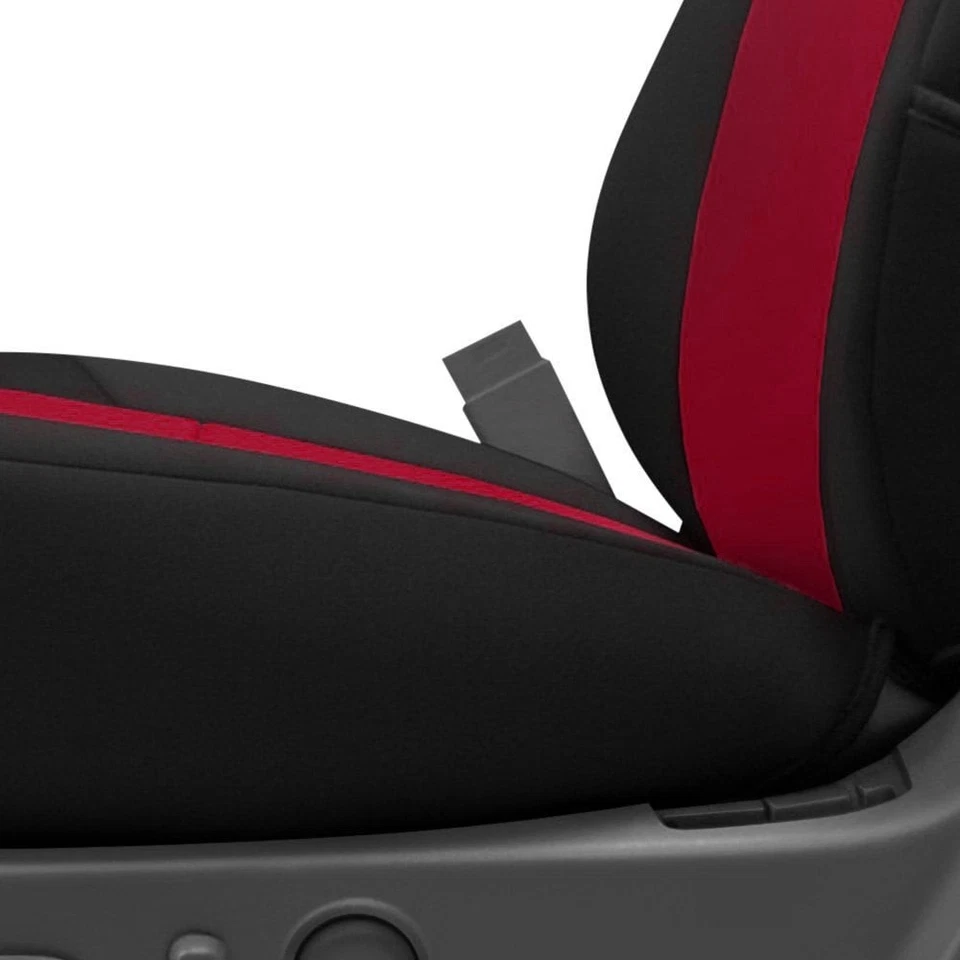 For BMW i8 15-20 CR-Grade Neoprene 2nd Row Black & Red Custom Seat Covers Foto 3 de 4