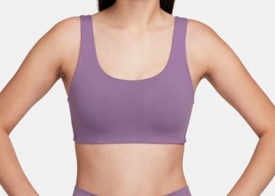 DV9855-537 Nike NK DF ALATE ALL U BRA BHs. Lila Damen Sport-BH Fitness Top Fit