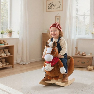 Indoor Childrens Frog Animal Chair Play Toy for Kids 18-36 Months Old, Brown