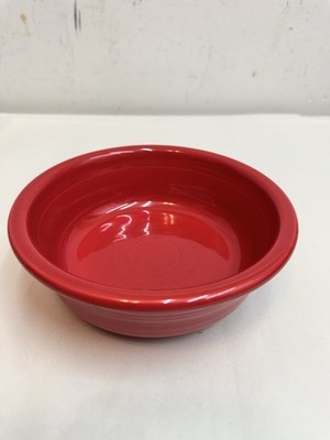 Fiestaware Rimmed 7 1/4''  Serving Bowl Scarlet Red Fiesta Homer Laughlin