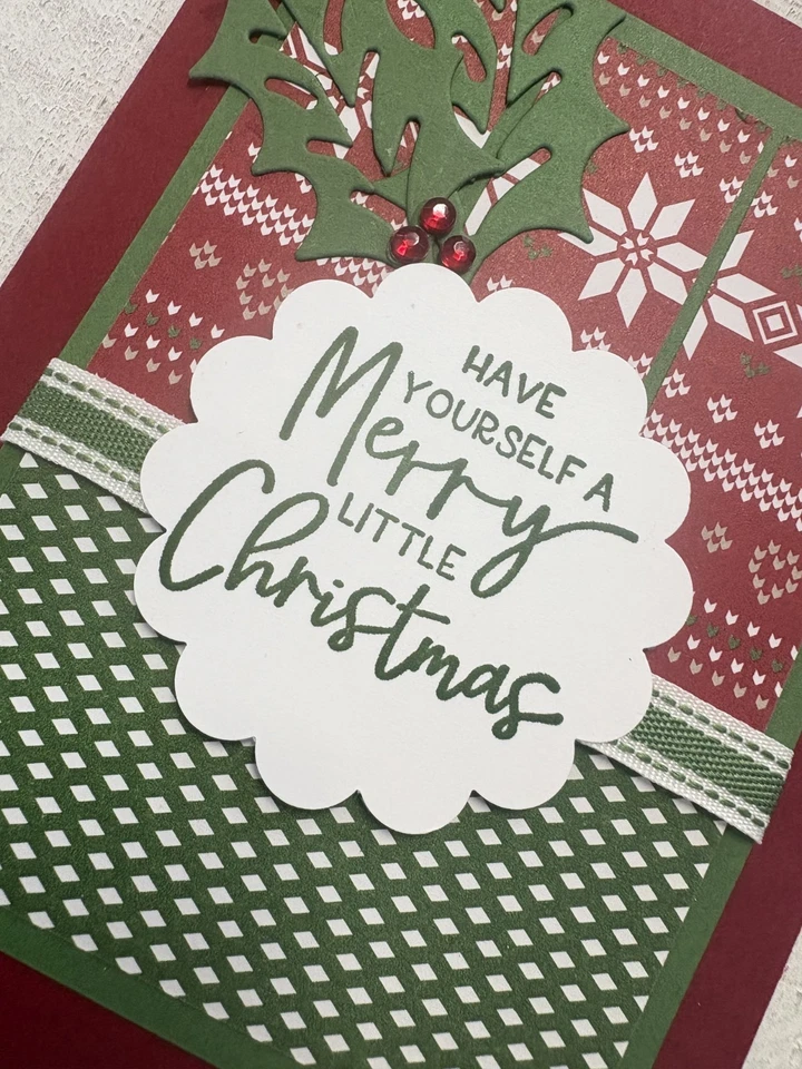 Stampin' Up! Kit de Tarjetas - Tarjeta de Navidad - Juego Todo Incluido de 5 Tarjetas Foto 4 de 4