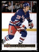 2020-21 SP SIGNATURE EDITION LEGENDS UD CANVAS REIJO RUOTSALAINEN NEW YORK