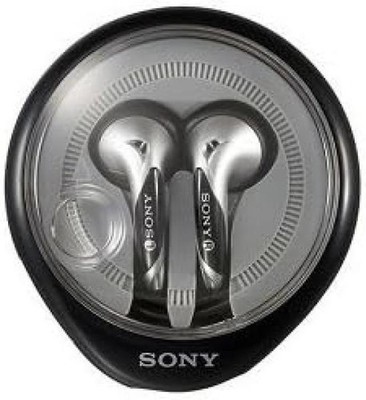 Vintage 2002 Sony Fontopia Headphones Stereo Earbuds - Silver (MDR