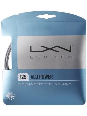 Luxilon ALU Power 125 (17 Gauge) Tennis String - Silver