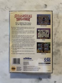 Shanghai: Triple Threat (Sega Saturn, 1996) TESTED PLEASE READ