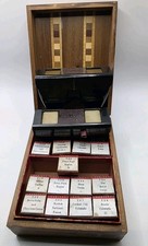 TRU-VUE 3D Wooden Inlay Box 1939-41  + 13 Films & 2 Viewers