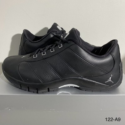 Size 12.5 - Air Jordan Jeter Six4Three Low Black Metallic Silver 311718-001 NEW!
