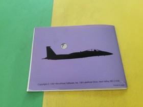 F-15 Strike Eagle Nintendo NES Manual Only ~ Instruction Booklet