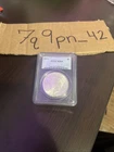 PCGS MS64 1923 Silver Peace Dollar Blue Slab Below All Sold Comps 90% Silver For