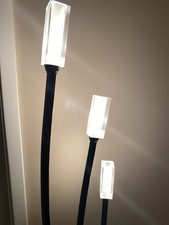 Lamp, Tall Lamp Living Room High Quality Gloss Metal Nickel/pewter, LED Or Other