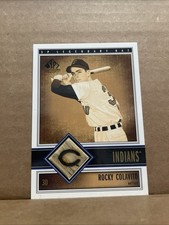 2002 ROCKY COLAVITO UPPER DECK MLB B-RC0 SP LEGENDARY GAME USED BAT RELIC CARD