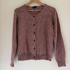 A.P.C. Knit Cardigan L Unisex Casual Warm Sweater Used JAPAN