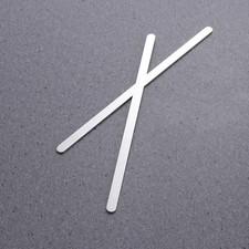 5Pcs Reusable Stainless Steel DIY Bracelet Blanks Silver Bangle Making Strips