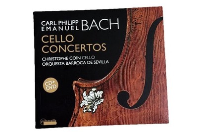 C.P.E. Bach: Cello Concertos by Christophe Coin: New - fast post