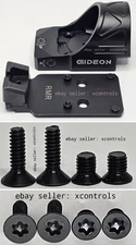 GIDEON OMEGA & MAC 9 DS Optic & Plate screws (CUSTOM-MADE) - (4-40 optic screws)