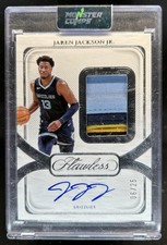 2023-24 Panini Flawless Jaren Jackson Jr. Signature Patch Auto #/25